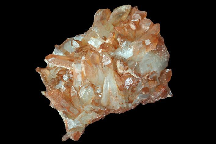Natural, Red Quartz Crystal Cluster - Morocco #88925